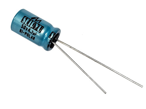 Audio Note Electrolytic Capacitor 4.7uF 50Vdc SEIRYU Series Non-Polarized Radial