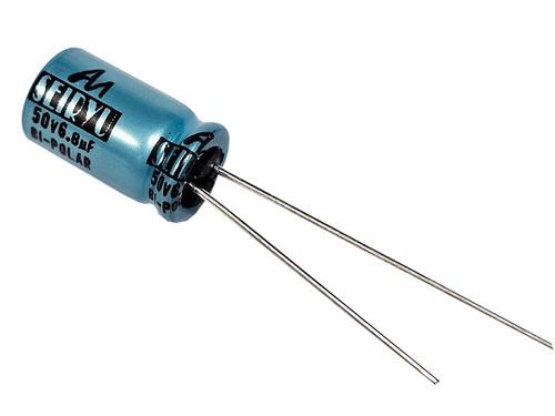 Audio Note Electrolytic Capacitor 6.8uF 50Vdc SEIRYU Series Non-Polarized Radial