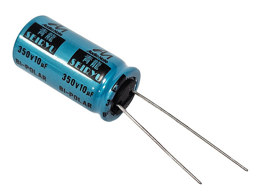 Audio Note Electrolytic Capacitor 10uF 350Vdc SEIRYU Series Non-Polarized Radial