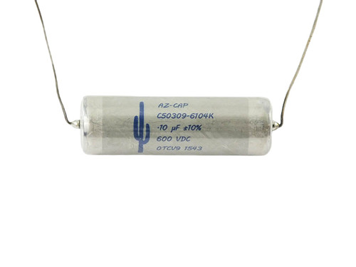 Arizona Capacitor 0.01uF 600Vdc Blue Cactus Series Aluminum Foil Mylar Paper Oil