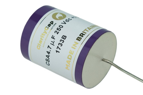 ClarityCap Capacitor 4.7uF 250Vdc CSA Series Metalized Polypropylene