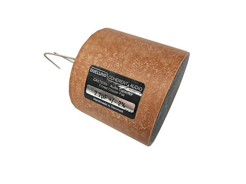 Duelund Capacitor 2.2uF 630Vdc CAST-PIO-Sn/Cu Series Tinned Copper Foil Wax Paper Oil