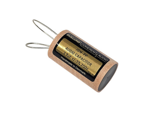 Duelund Capacitor 3.9uF 250Vdc JDM PP Series Metalized Polypropylene Wax Paper Oil +/-5% Tolerance