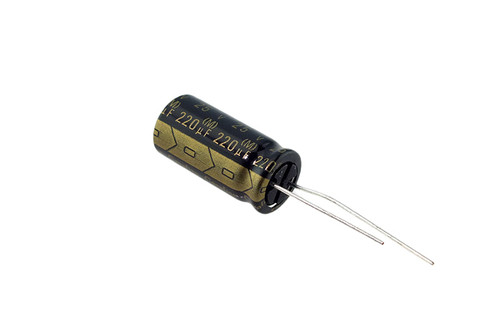 Elna Electrolytic Capacitor 220uF 25Vdc ROA Series Radial