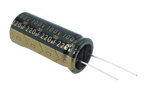 Elna Electrolytic Capacitor 220uF 100Vdc ROA Series Radial