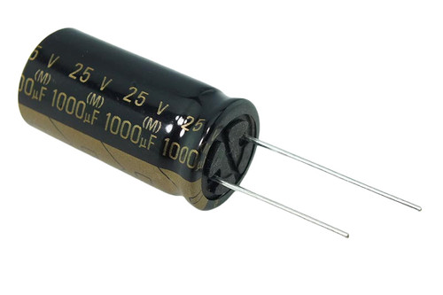 Elna Electrolytic Capacitor 1000uF 25Vdc ROA Series Radial