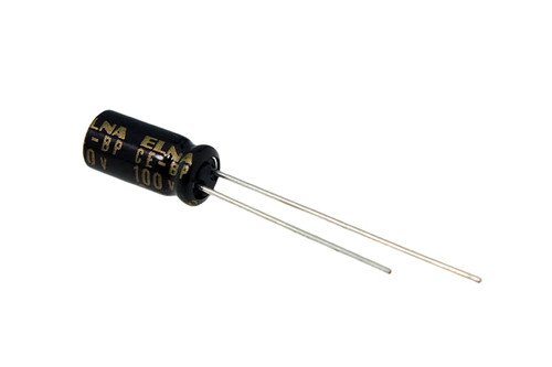 Elna Electrolytic Capacitor 2.2uF 100Vdc RBD Series Non-Polar Radial