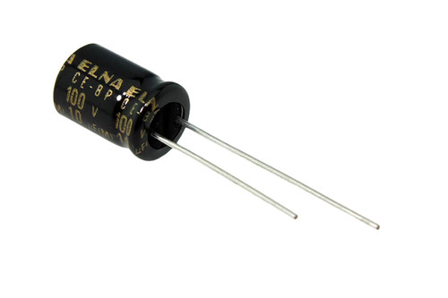 Elna Electrolytic Capacitor 10uF 100Vdc RBD Series Non-Polar Radial