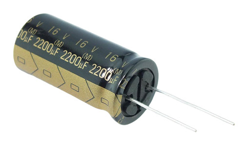 Elna Electrolytic Capacitor 2200uF 16Vdc ROA Series Polarized Radial