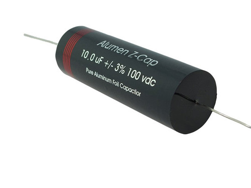 Jantzen Capacitor 10.00µF 100VDC Alumen Z-Cap Series Aluminum Foil Polypropylene