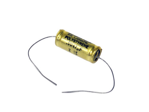 Jensen Capacitor 0.0047uF (4700pF) 200 Vdc 1% ATTE Series Aluminum Foil Polystyrene Axial