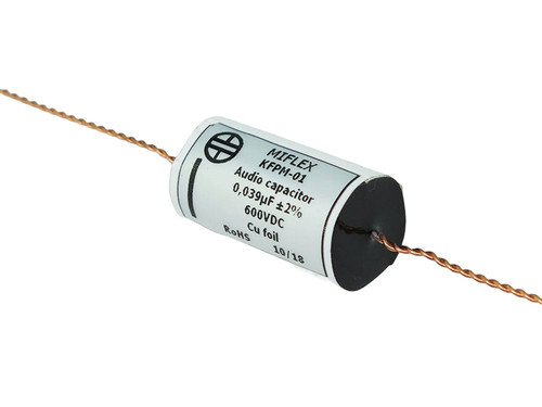 Miflex Capacitor 0.039uF 600Vdc KFPM-01 Series Copper Foil Polypropylene