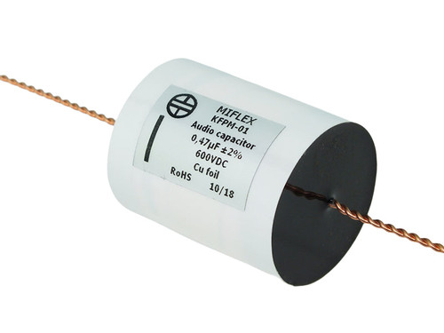 Miflex Capacitor 0.47uF 600Vdc KFPM-01 Series Copper Foil Polypropylene