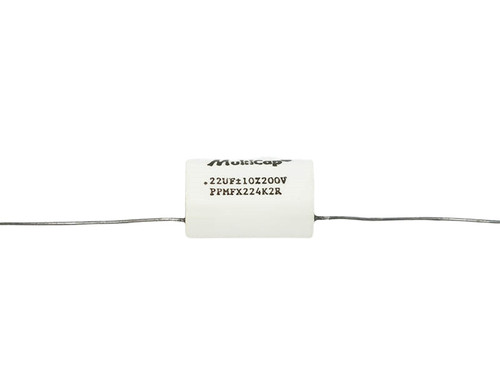 MultiCap Capacitor 0.22uF 200Vdc PPMFX Series Metalized Polypropylene