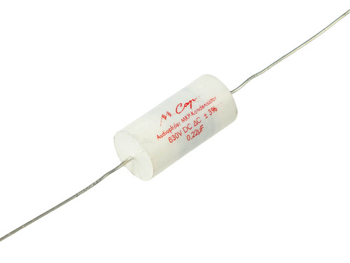 Mundorf Capacitor 0.22uF 630Vdc MCap® Classic (MKP) Series Metalized Polypropylene Axial