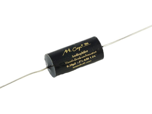 Mundorf Capacitor 0.10uF 630Vdc MCap® ZN Series Tin Foil Polypropylene Axial