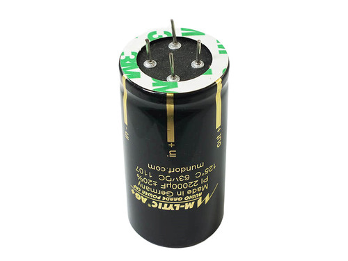 Mundorf Electrolytic Capacitor 22000uF 63Vdc MLytic® AG+ Series 4-Pole Radial