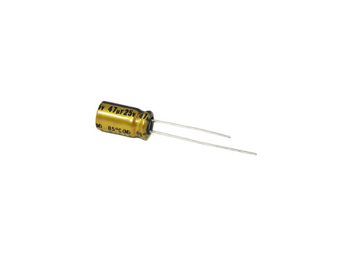 Nichicon Electrolytic Capacitor 47uF 25Vdc FG Series Radial