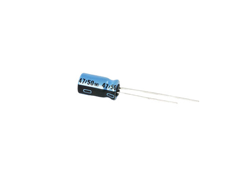 Nichicon Electrolytic Capacitor 47uF 50Vdc KA Series Radial