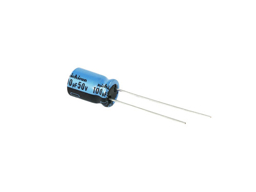 Nichicon Electrolytic Capacitor 100uF 50Vdc KA Series Radial