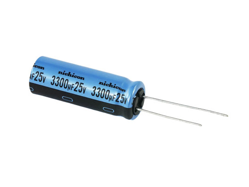 Nichicon Electrolytic Capacitor 3300uF 25Vdc KA Series Radial