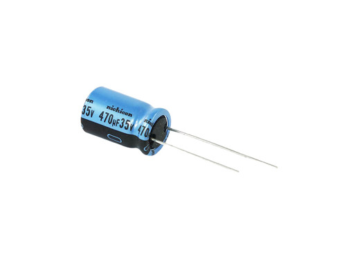 Nichicon Electrolytic Capacitor 470uF 35Vdc KA Series Radial