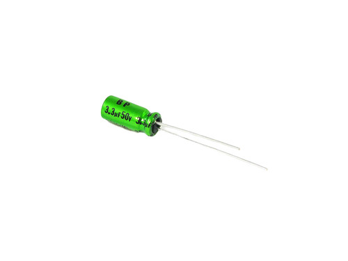 Nichicon Electrolytic Capacitor 3.3uF 50Vdc ES Series Radial