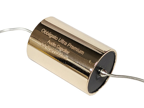 Obbligato Capacitor 0.047uF 1000Vdc Ultra Premium Series Metalized Polypropylene Film Capacitor Axial Lead